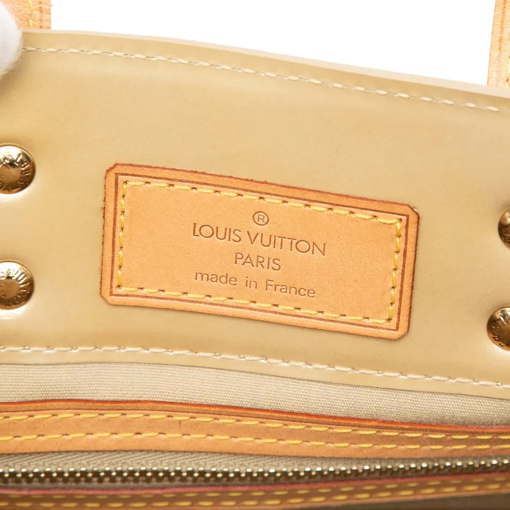 Louis Vuitton Monogram Vernis Reade PM Beige Leather Very good - Box View