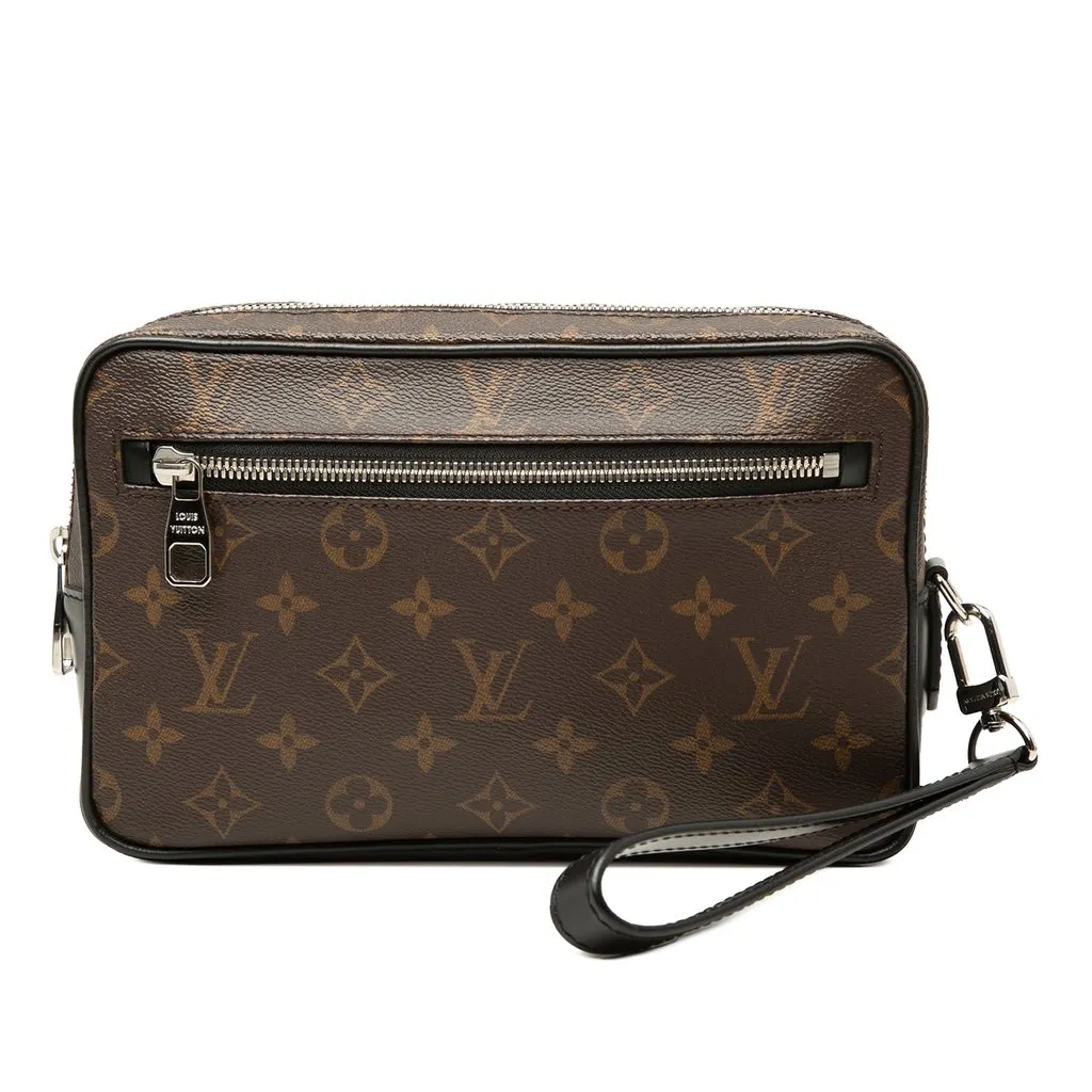 Louis Vuitton Monogram Macassar Kasai Brown Very good - Front View