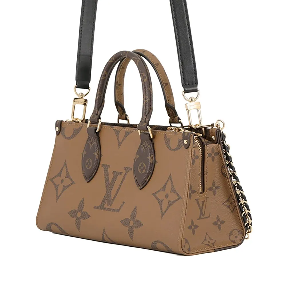 Louis Vuitton Monogram Giant OnTheGo East West Brown Canvas Very good - Back View