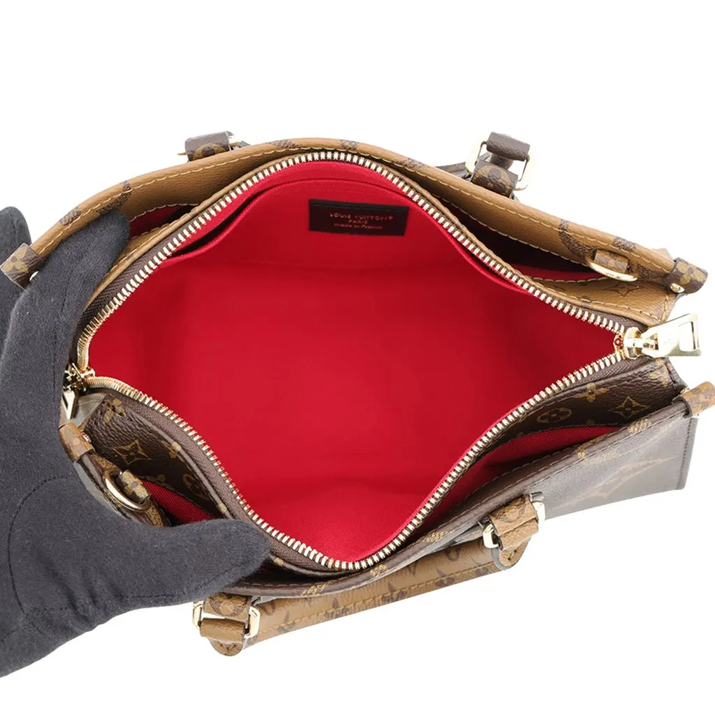 Louis Vuitton Monogram Giant OnTheGo East West Brown Canvas Very good - Model View