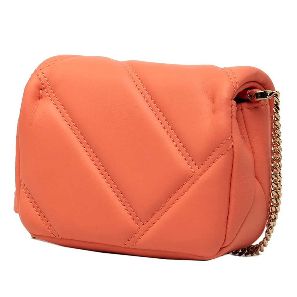Bvlgari Micro Leather Serpenti Cabochon Crossbody Orange Leather Very good - Back View