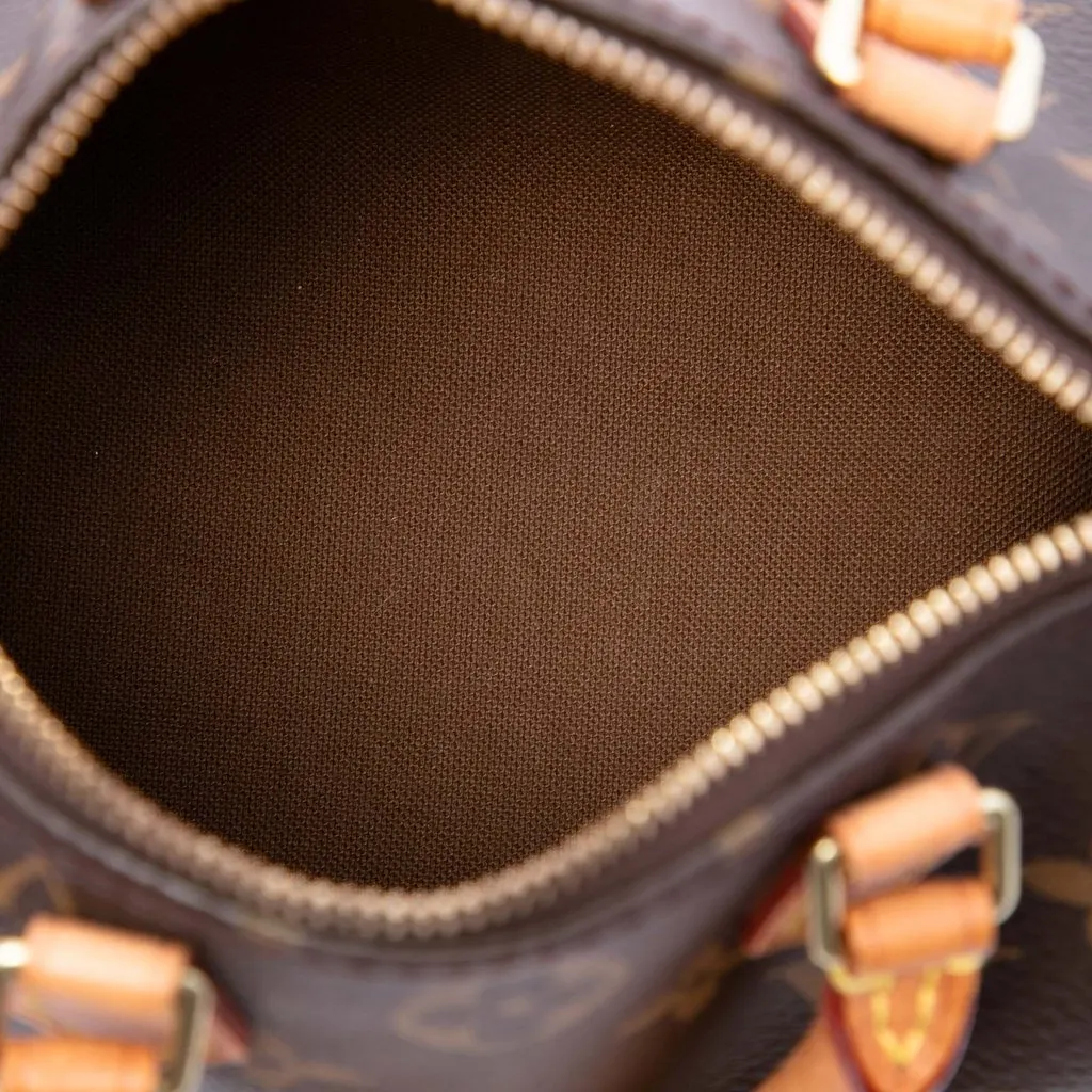 Louis Vuitton Monogram Nano Speedy Bandouliere Brown Very good - Model View