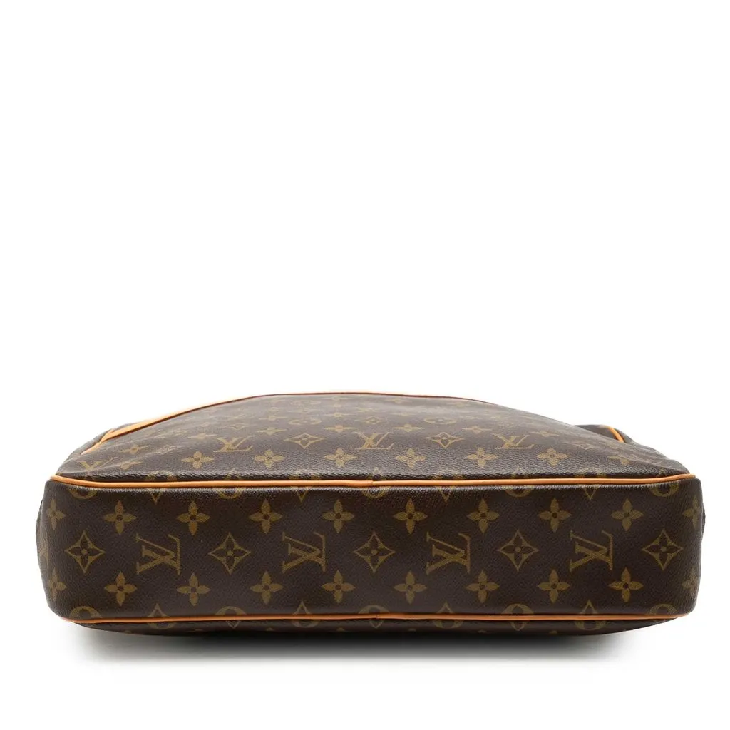 Louis Vuitton Monogram Porte Documents Pegase Brown Canvas Good - Inside View