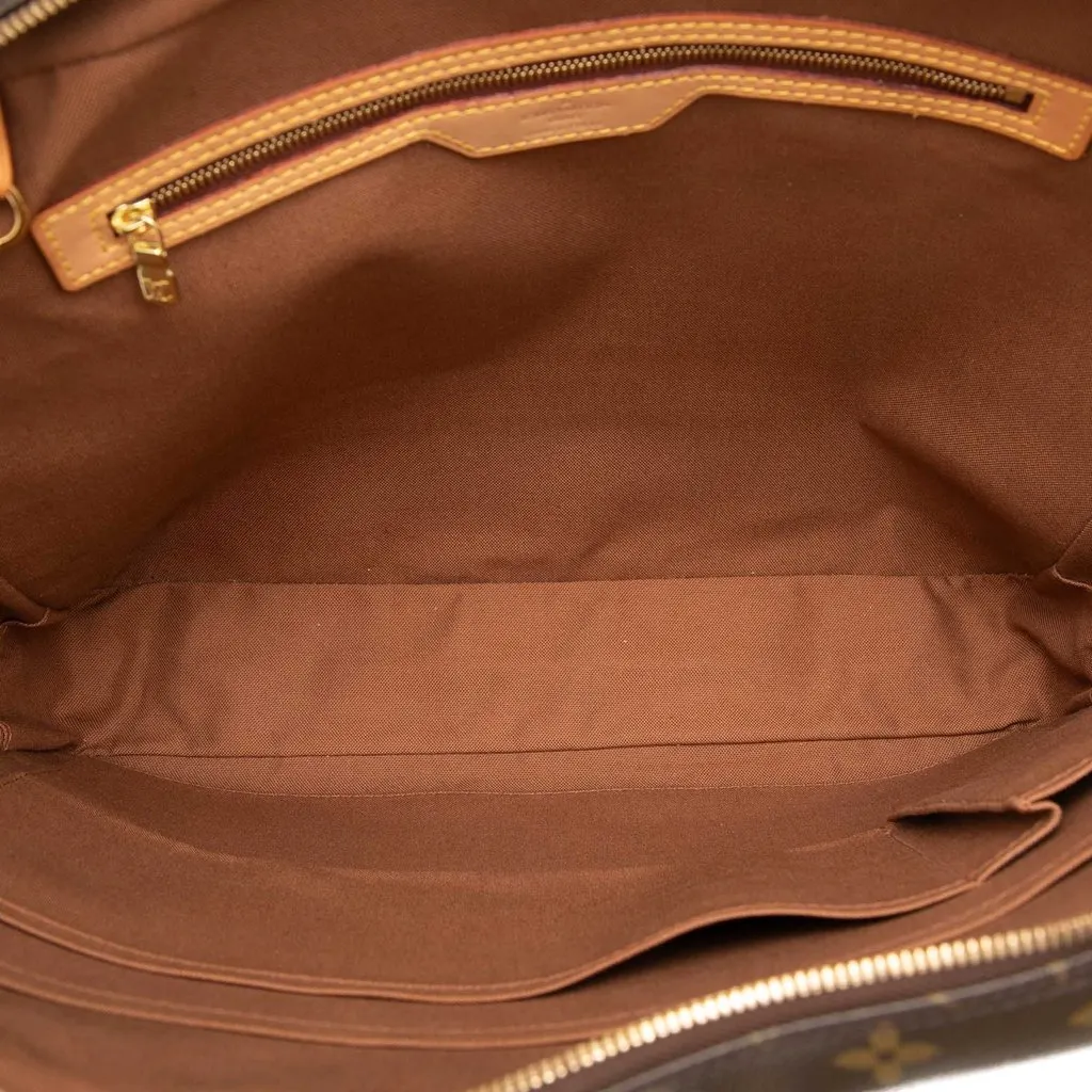 Louis Vuitton Monogram Porte Documents Pegase Brown Canvas Good - Model View