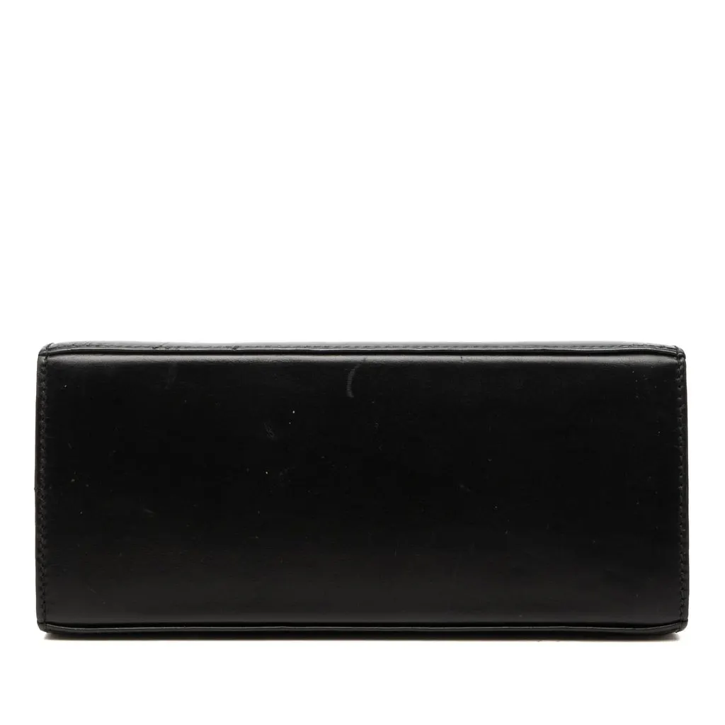 Salvatore Ferragamo Small Leather Gancini Iconic Top Handle Bag Black Leather Very good - Inside View