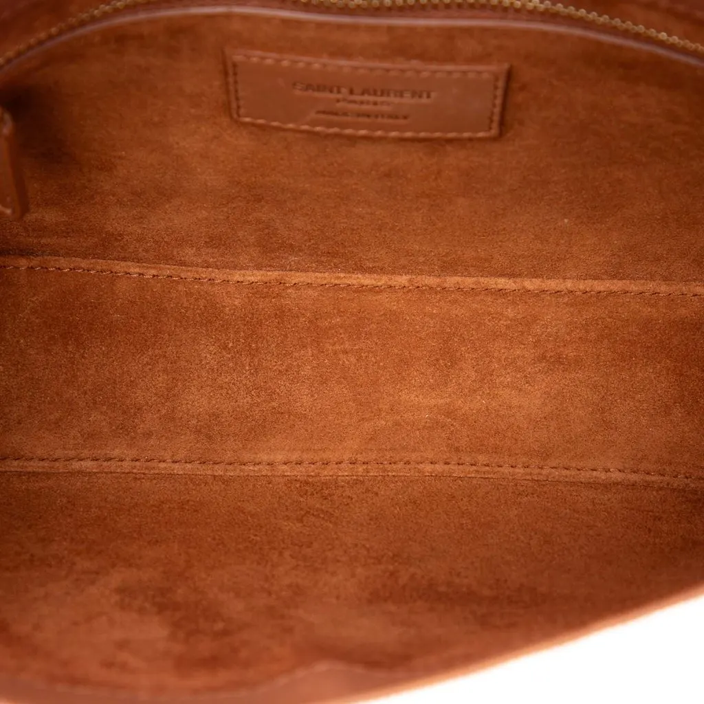 Saint Laurent Canvas and Leather Le 5 a 7 White Very good - Model View