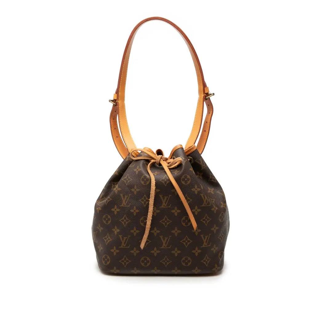 Louis Vuitton Monogram Petit Noe Brown Good - Front View