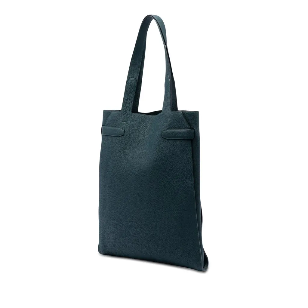 Hermès Negonda Cabas Vertige Tote Green Leather Very good - Back View