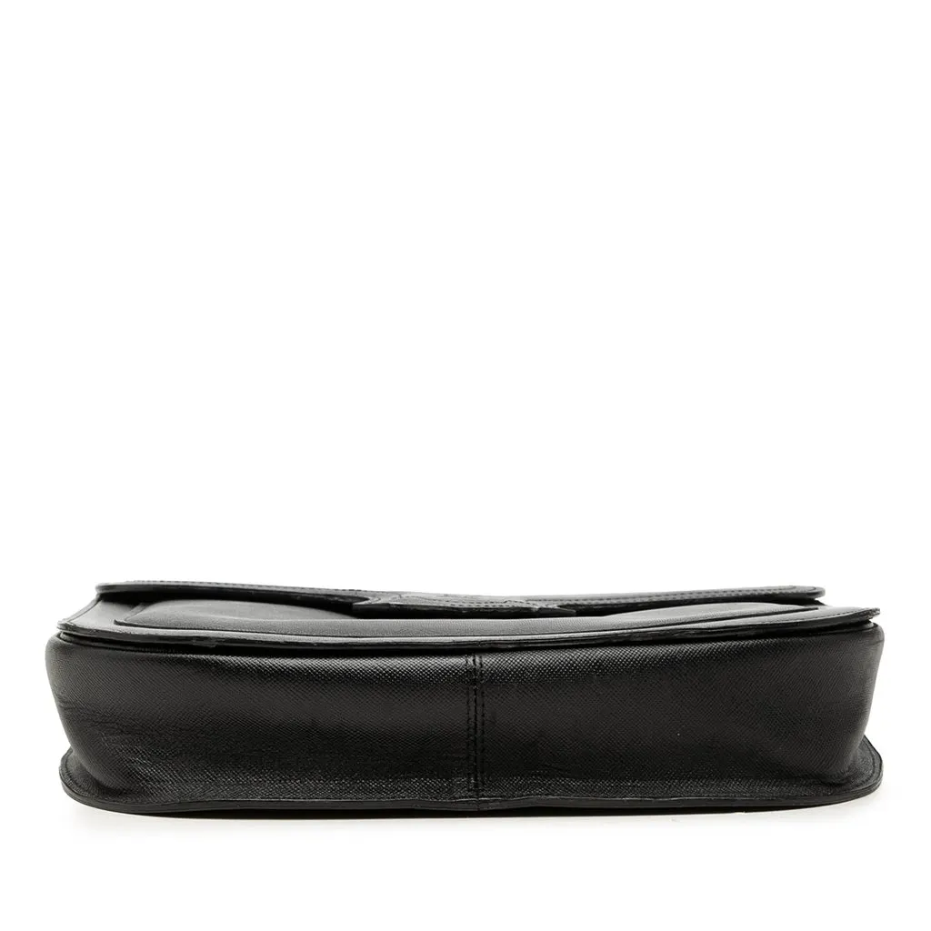 Saint Laurent Leather Crossbody Black Leather Very good - Inside View