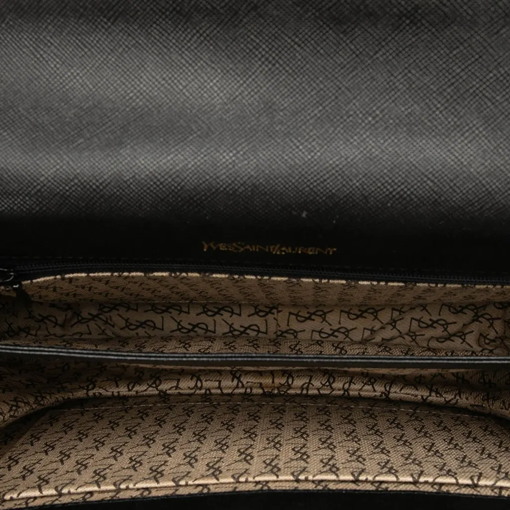 Saint Laurent Leather Crossbody Black Leather Very good - Model View