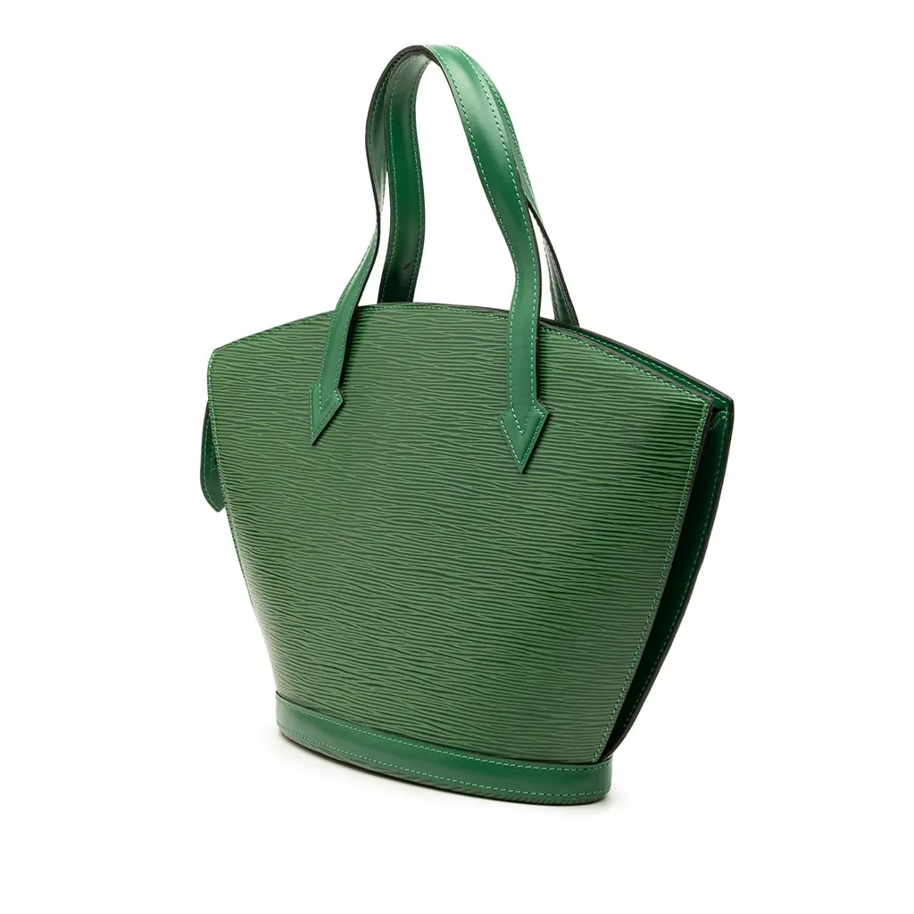 Louis Vuitton Epi Saint Jacques PM Short Strap Green Leather Very good - Back View