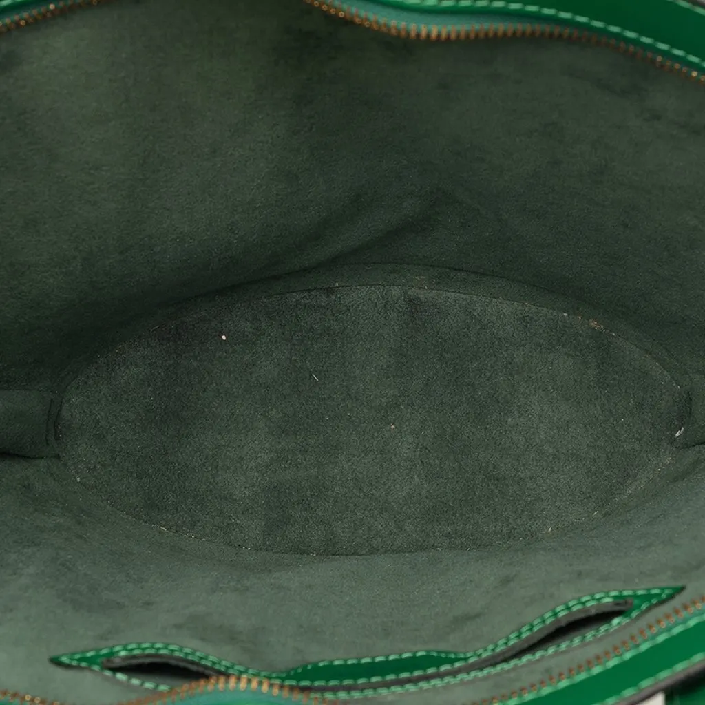 Louis Vuitton Epi Saint Jacques PM Short Strap Green Leather Very good - Model View