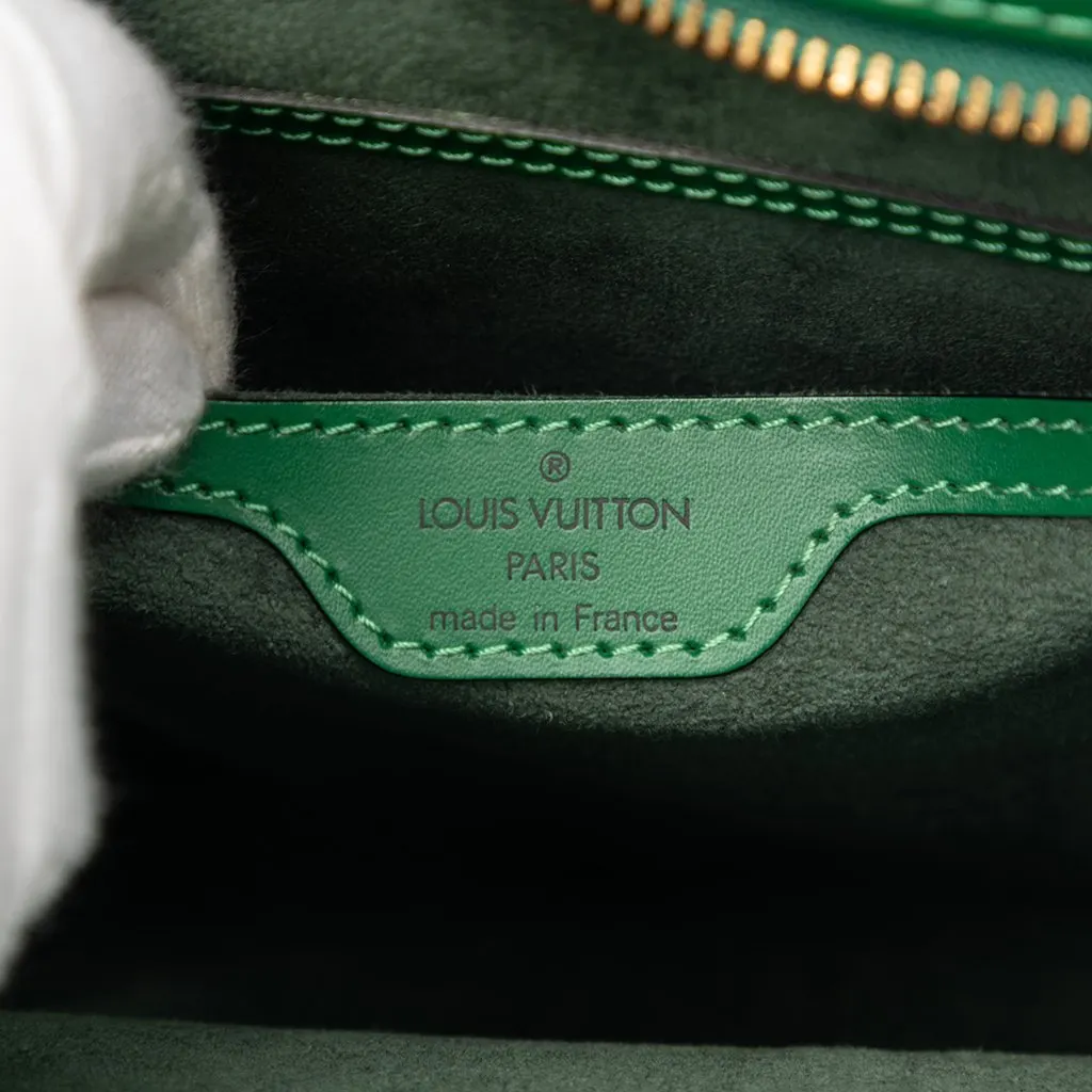 Louis Vuitton Epi Saint Jacques PM Short Strap Green Leather Very good - Box View