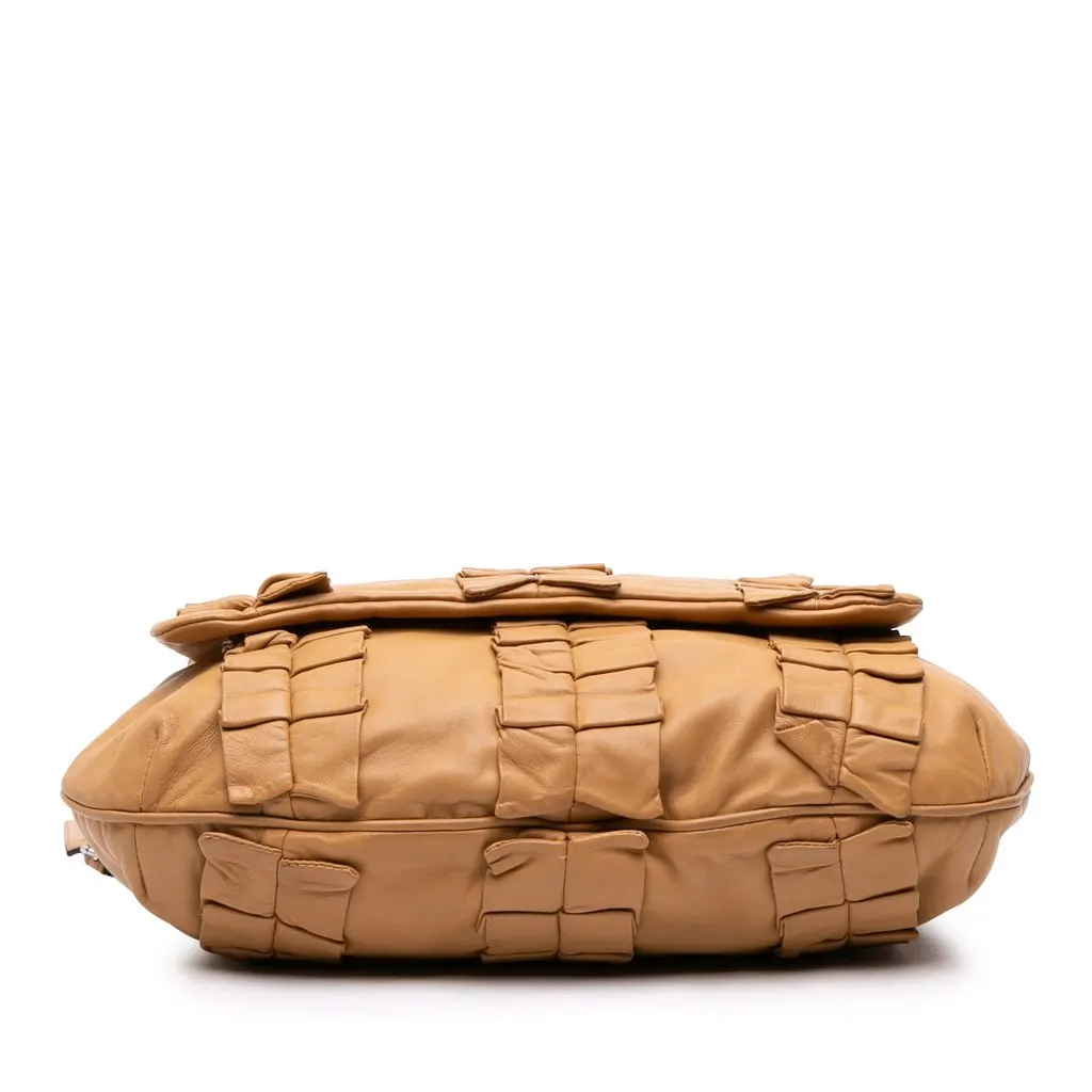 Dolce & Gabbana Leather Miss Lexington Hobo Brown Leather Good - Inside View