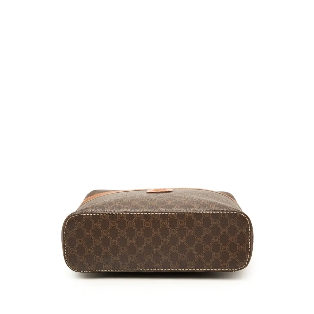 Celine Macadam Coated Canvas Vanity Bag Brown Canvas Very good - Inside View