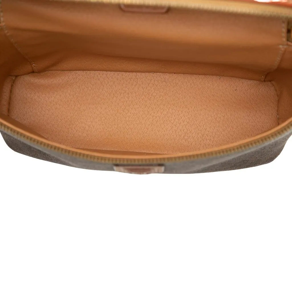 Celine Macadam Coated Canvas Vanity Bag Brown Canvas Very good - Model View