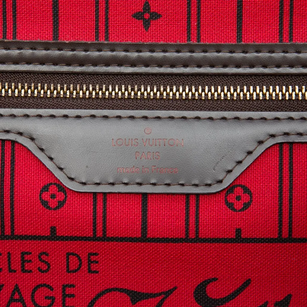Louis Vuitton Damier Ebene Neverfull GM Brown Very good - Box View