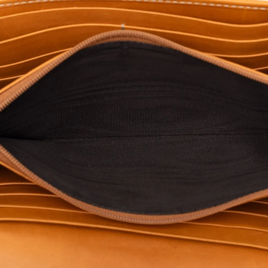 Gucci GG Canvas Web Continental Wallet Brown Very good - Box View
