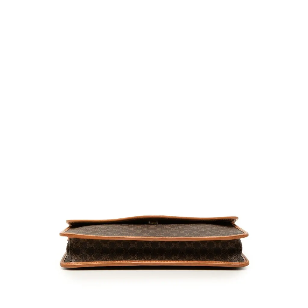 Celine Macadam Coated Canvas Crossbody Brown Canvas Very good - Inside View