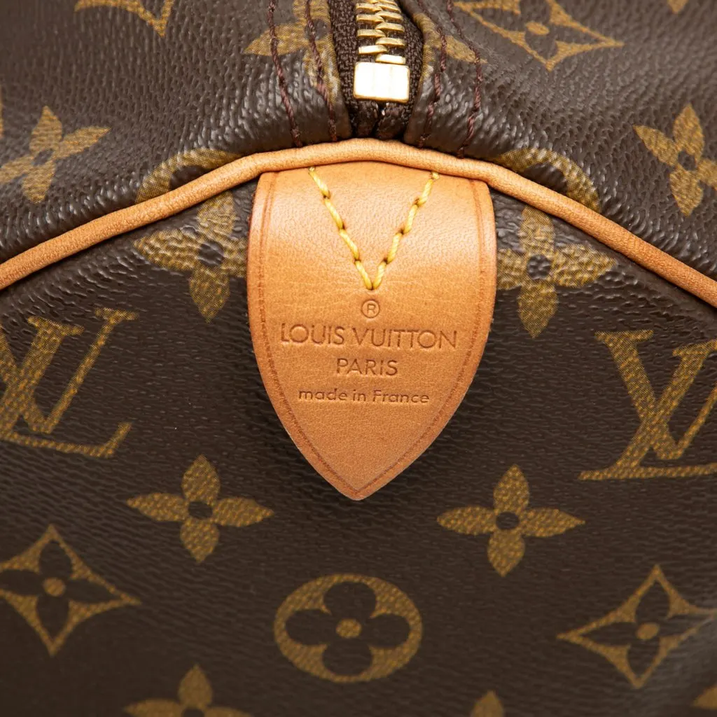 Louis Vuitton Monogram Speedy 30 Brown Canvas Good - Box View