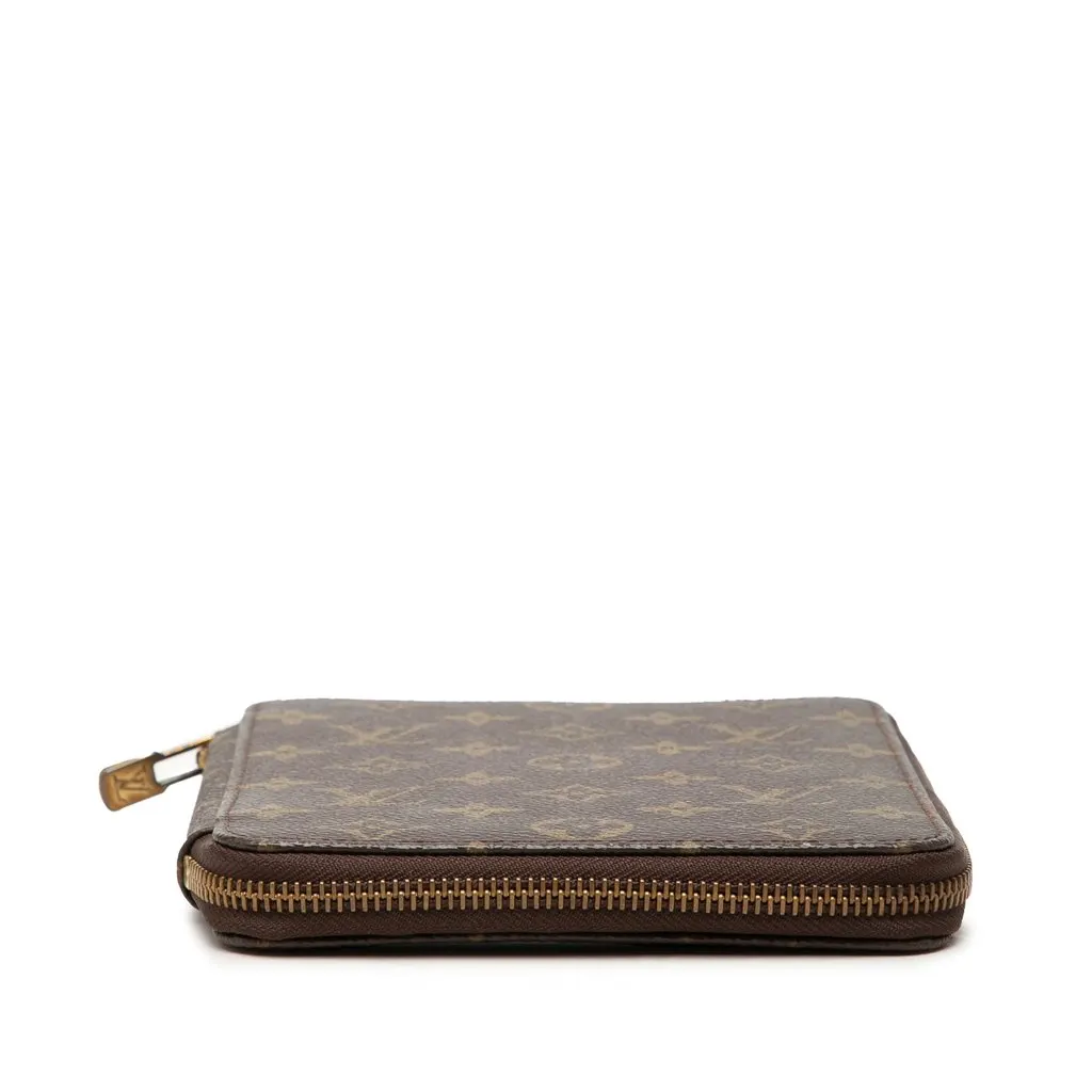 Louis Vuitton Monogram Zippy Agenda Cover Brown Very good - Inside View