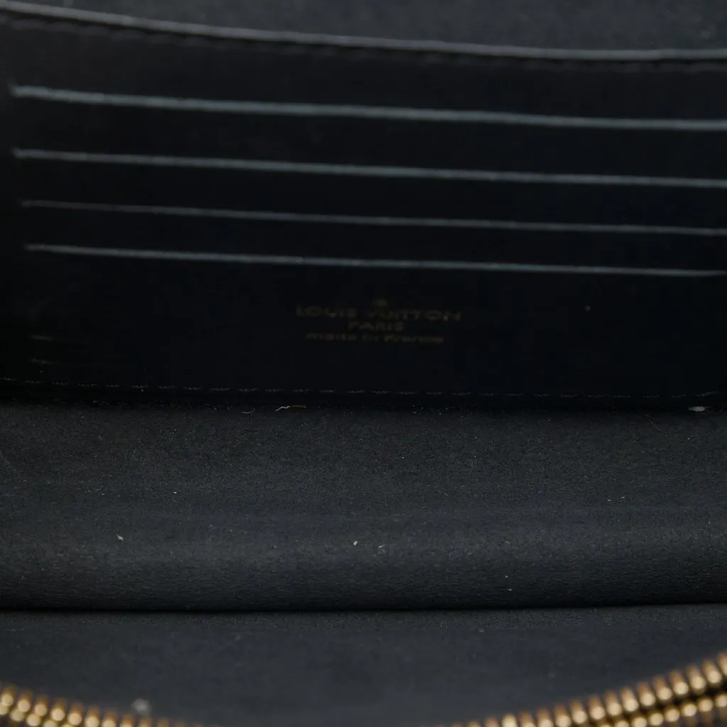 Louis Vuitton Monogram Reverse Dauphine Wallet on Chain Brown Very good - Model View