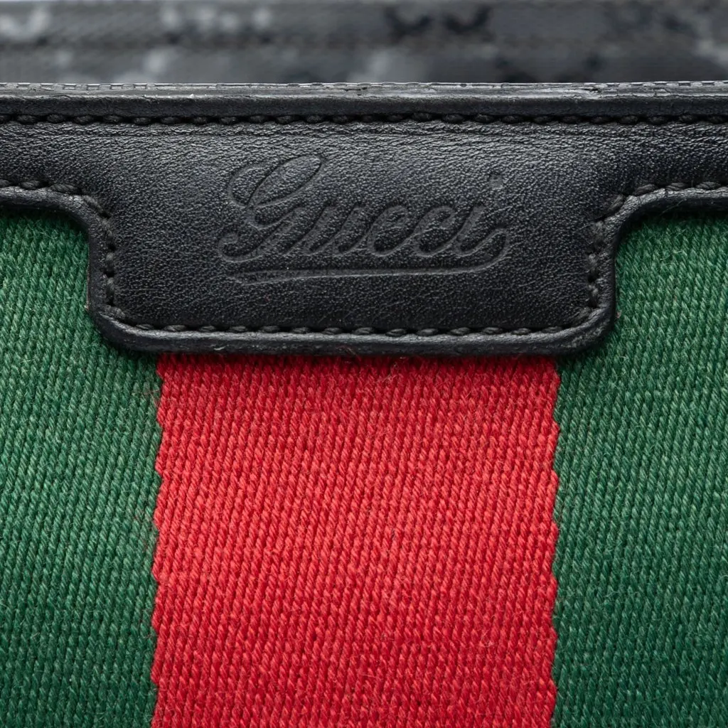 Gucci Fiat 500 Large GG Imprime Web Tote Black Good - Box View