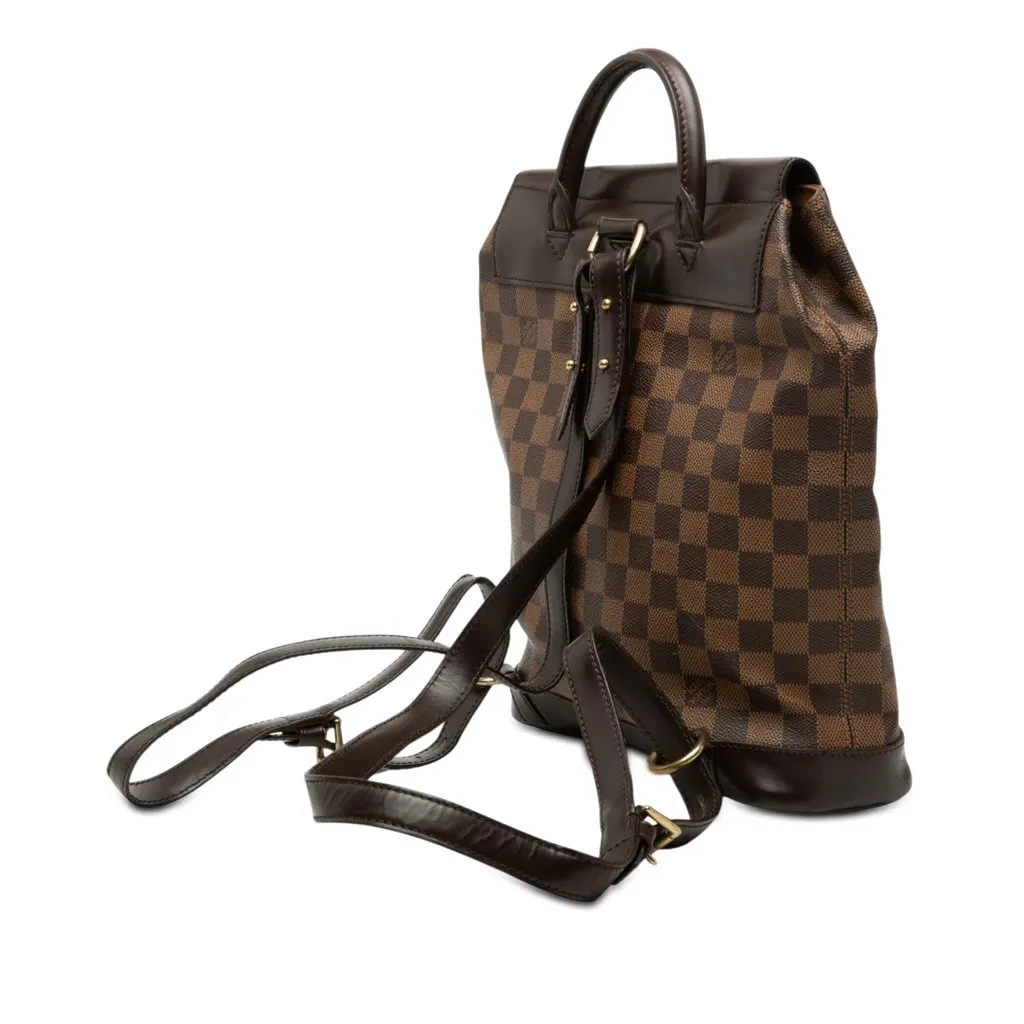 Louis Vuitton Damier Ebene Soho Brown Good - Back View