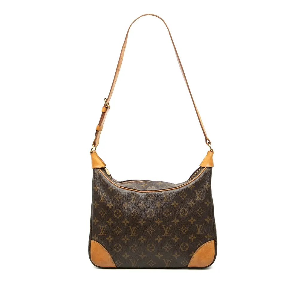 Louis Vuitton Monogram Boulogne 30 Brown Very good - Front View