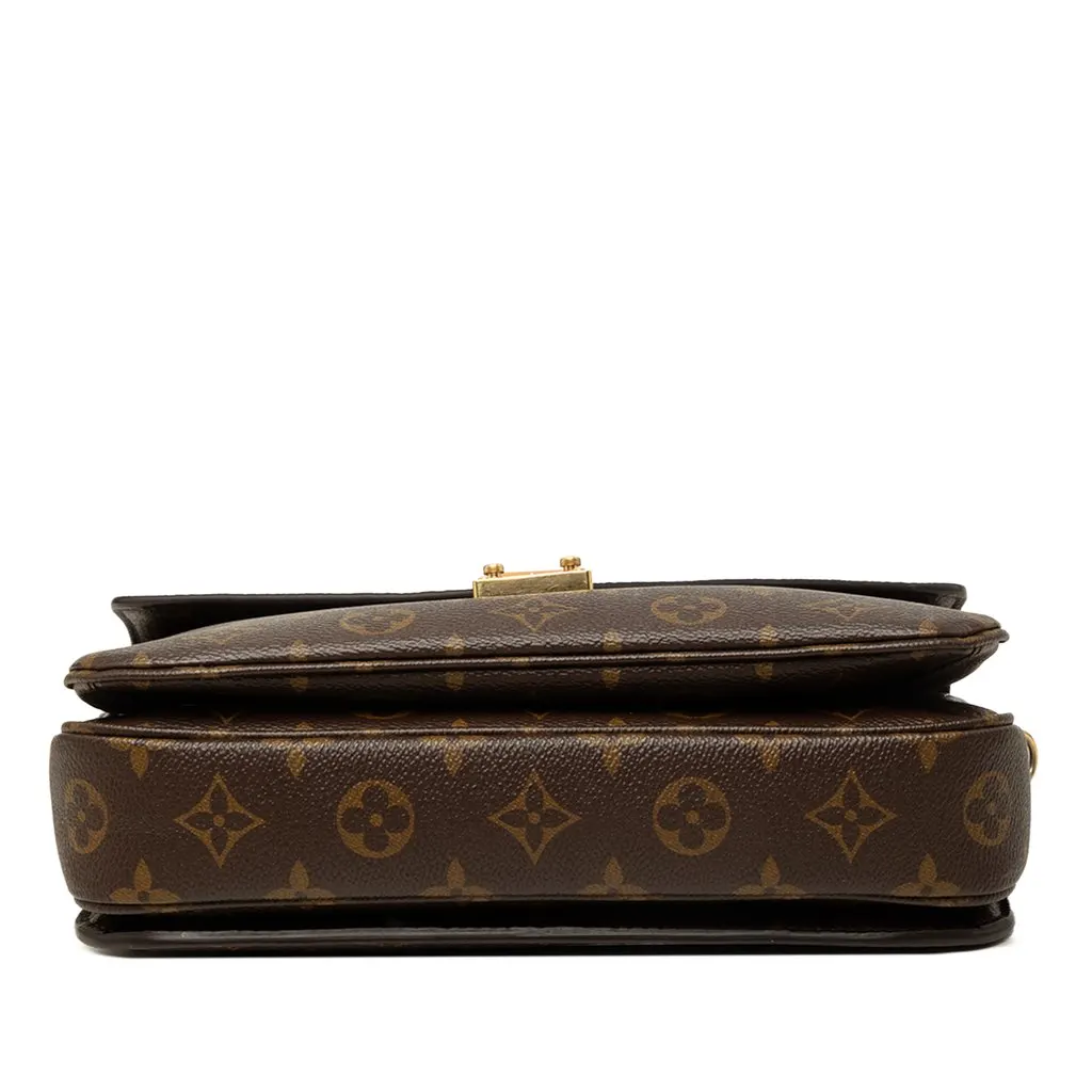 Louis Vuitton Monogram Pochette Metis Brown Canvas Good - Inside View