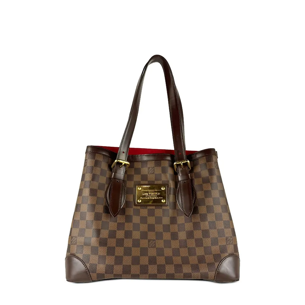 Louis Vuitton Damier Ebene Hampstead MM Brown Canvas Very good - Front View