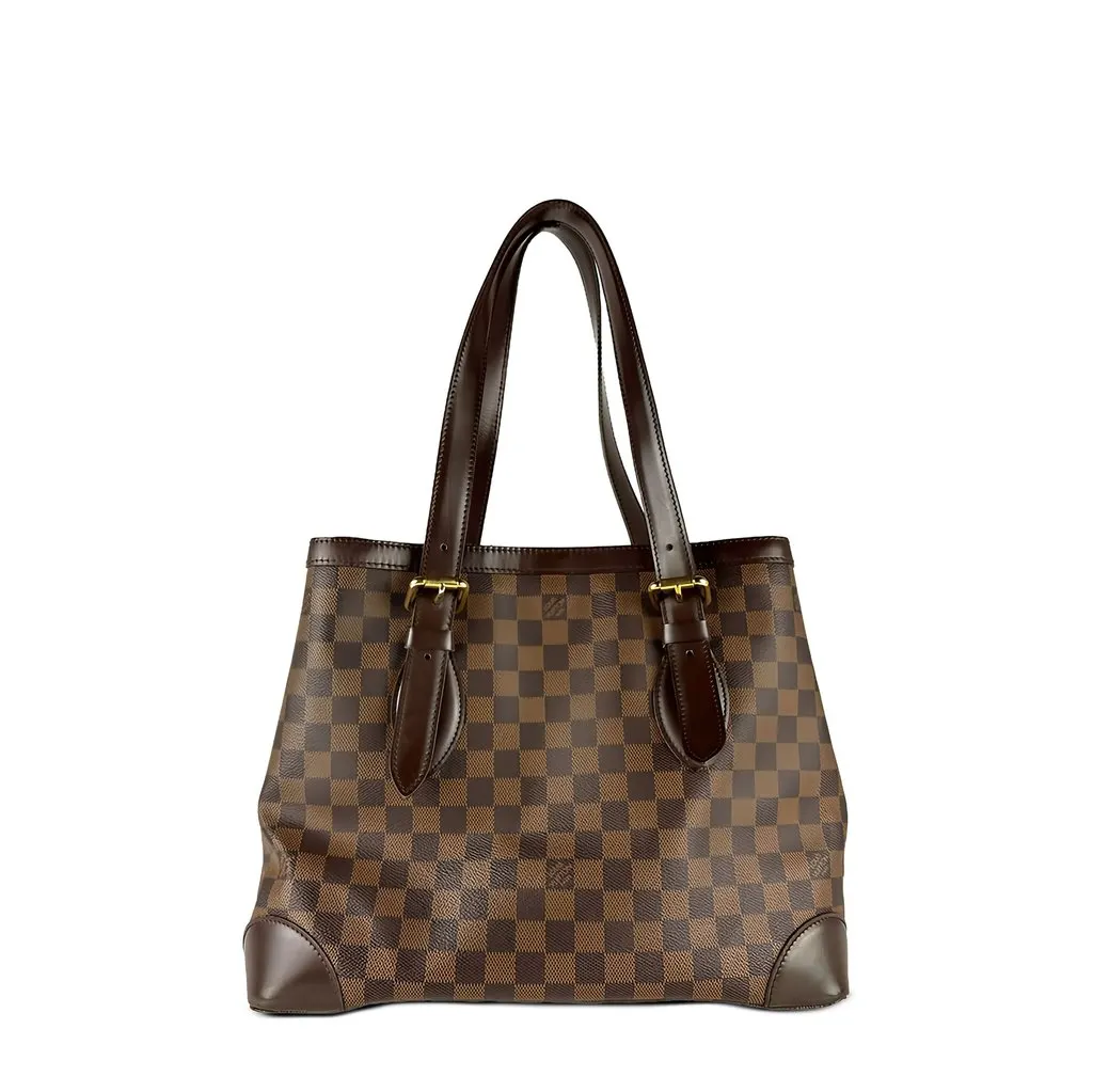 Louis Vuitton Damier Ebene Hampstead MM Brown Canvas Very good - Back View