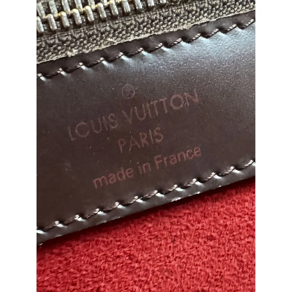 Louis Vuitton Damier Ebene Hampstead MM Brown Canvas Very good - Box View