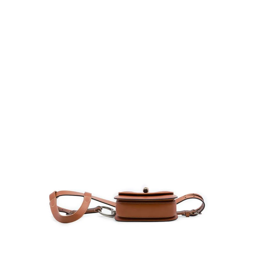 Gucci Mini Calfskin Bamboo 1947 Belt Bag Brown Leather Very good - Inside View