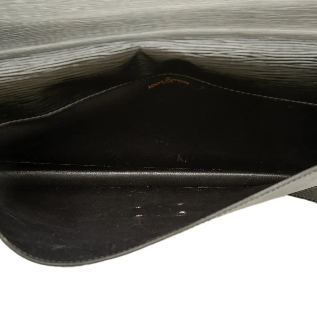 Louis Vuitton Epi Porte Documents Senateur Black Leather Good - Model View