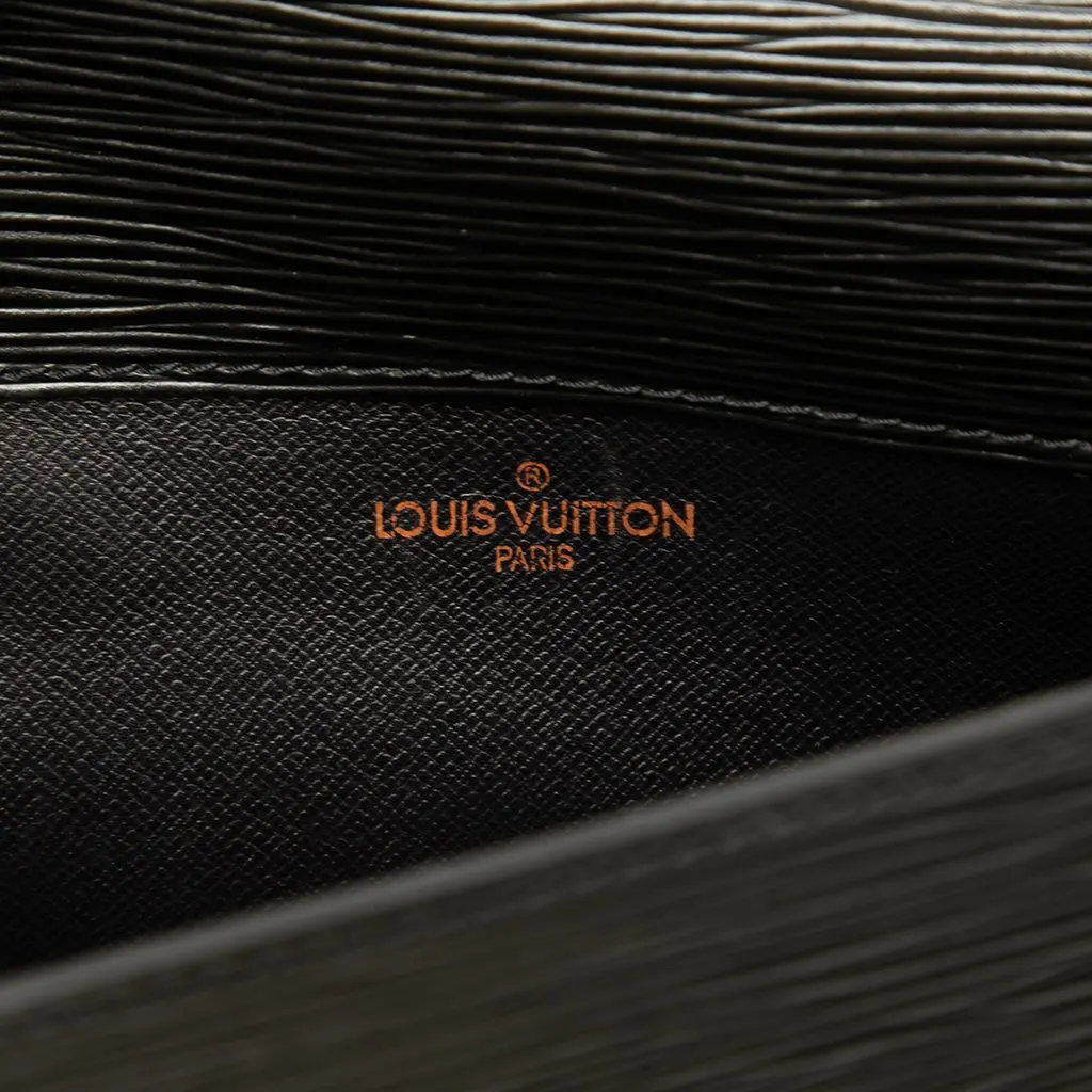 Louis Vuitton Epi Porte Documents Senateur Black Leather Good - Box View
