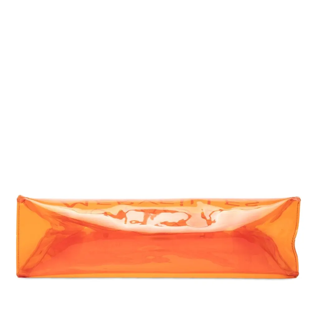 Hermès Vinyl Souvenir De L Exposition Kelly Handbag Orange Plastic Very good - Inside View