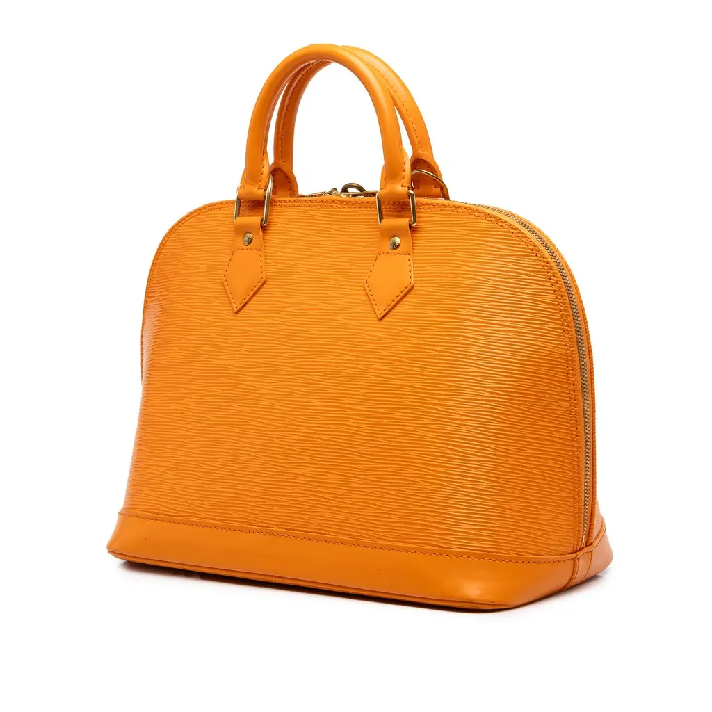 Louis Vuitton Epi Alma PM Orange Leather Very good - Back View