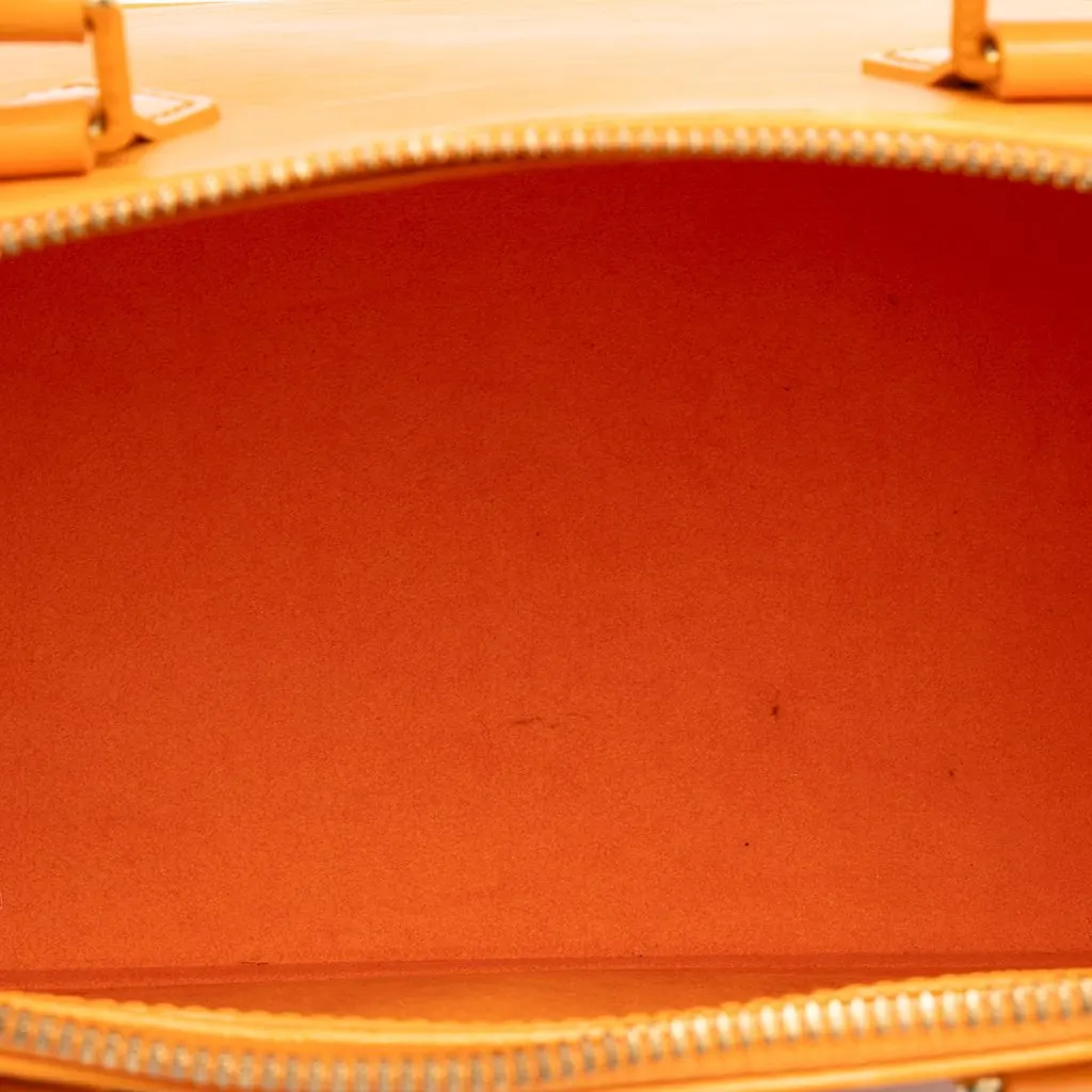 Louis Vuitton Epi Alma PM Orange Leather Very good - Model View