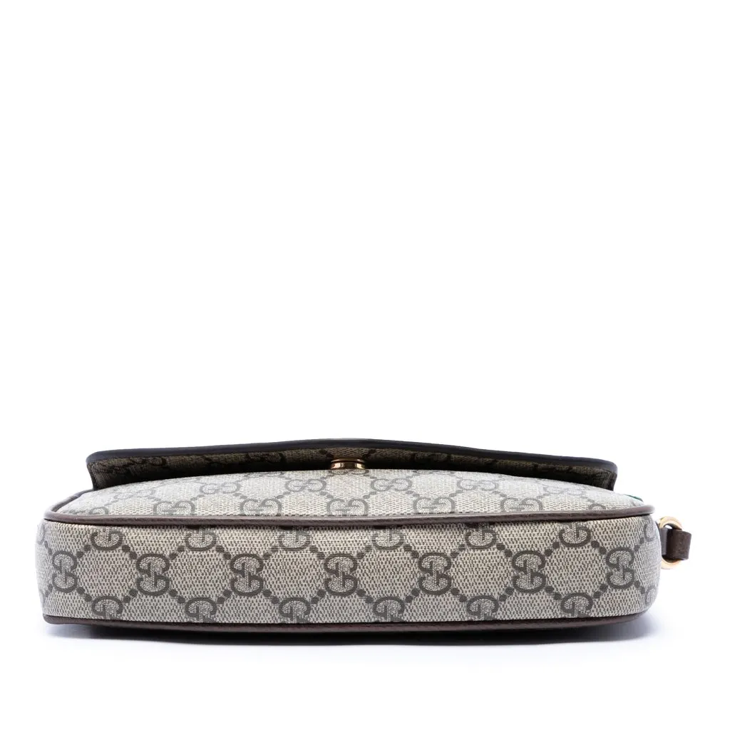 Gucci GG Supreme Web Ophidia Pochette Crossbody Beige Very good - Inside View