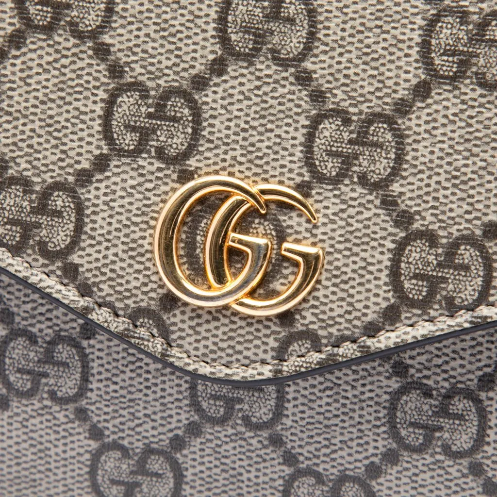 Gucci GG Supreme Web Ophidia Pochette Crossbody Beige Very good - Box View