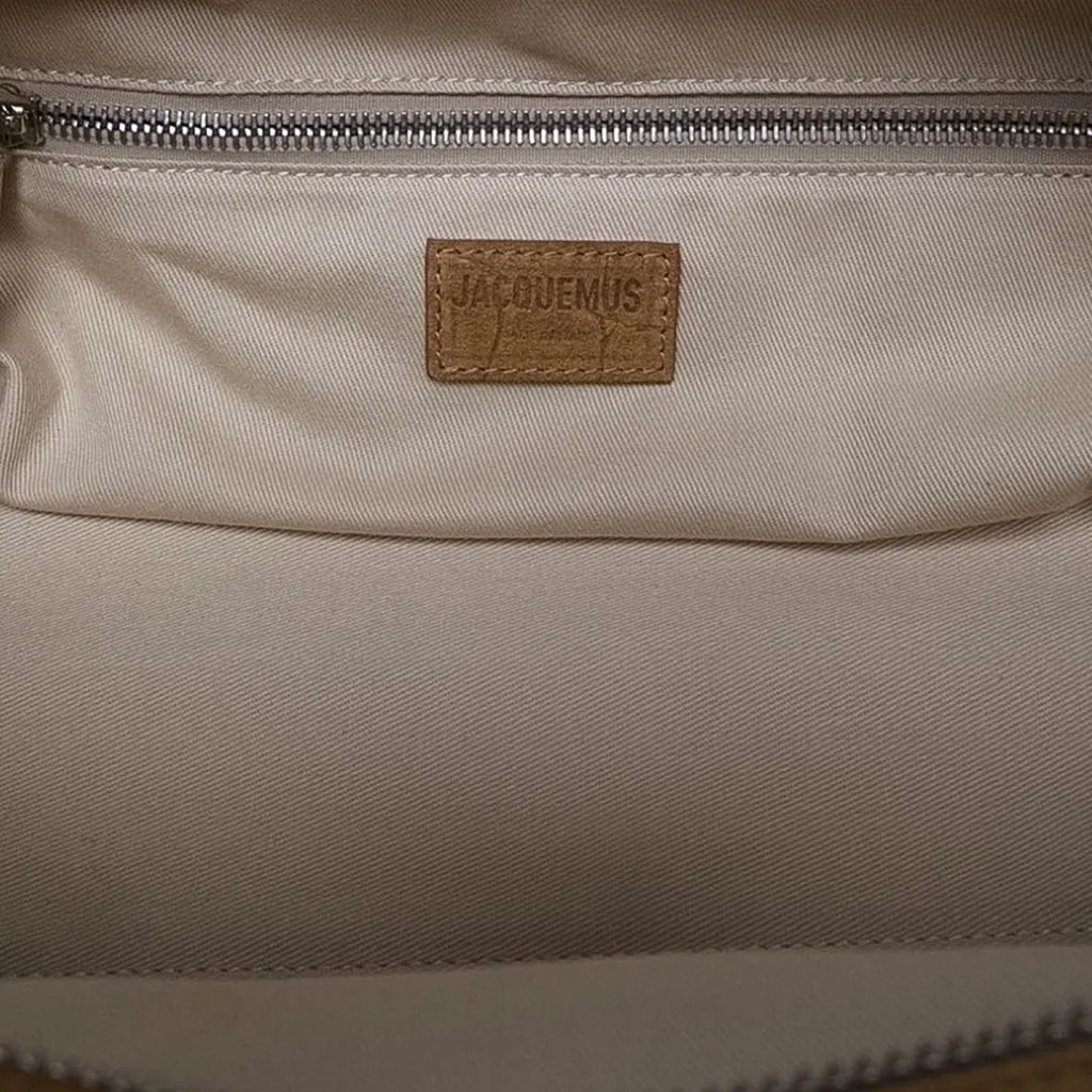 Jacquemus Croc Embossed Suede Le Turismo Bag Brown Suede Good - Model View