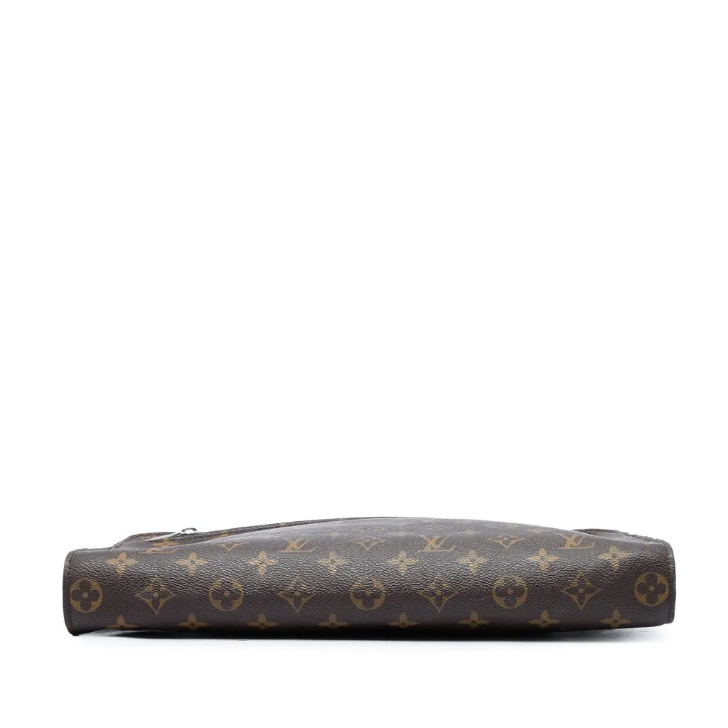 Louis Vuitton Monogram Macassar Portfolio Case Brown Very good - Inside View