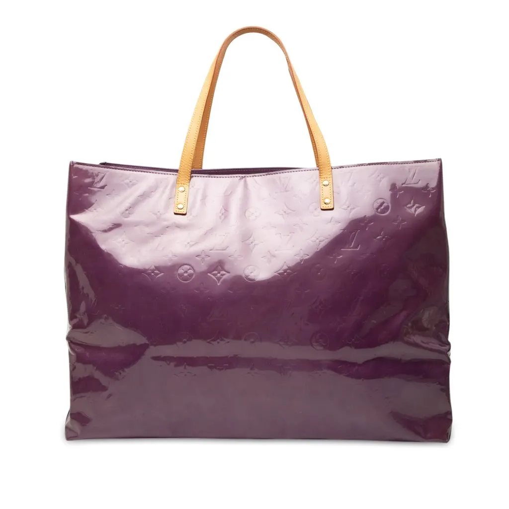 Louis Vuitton Monogram Vernis Reade GM Purple Leather Very good - Front View