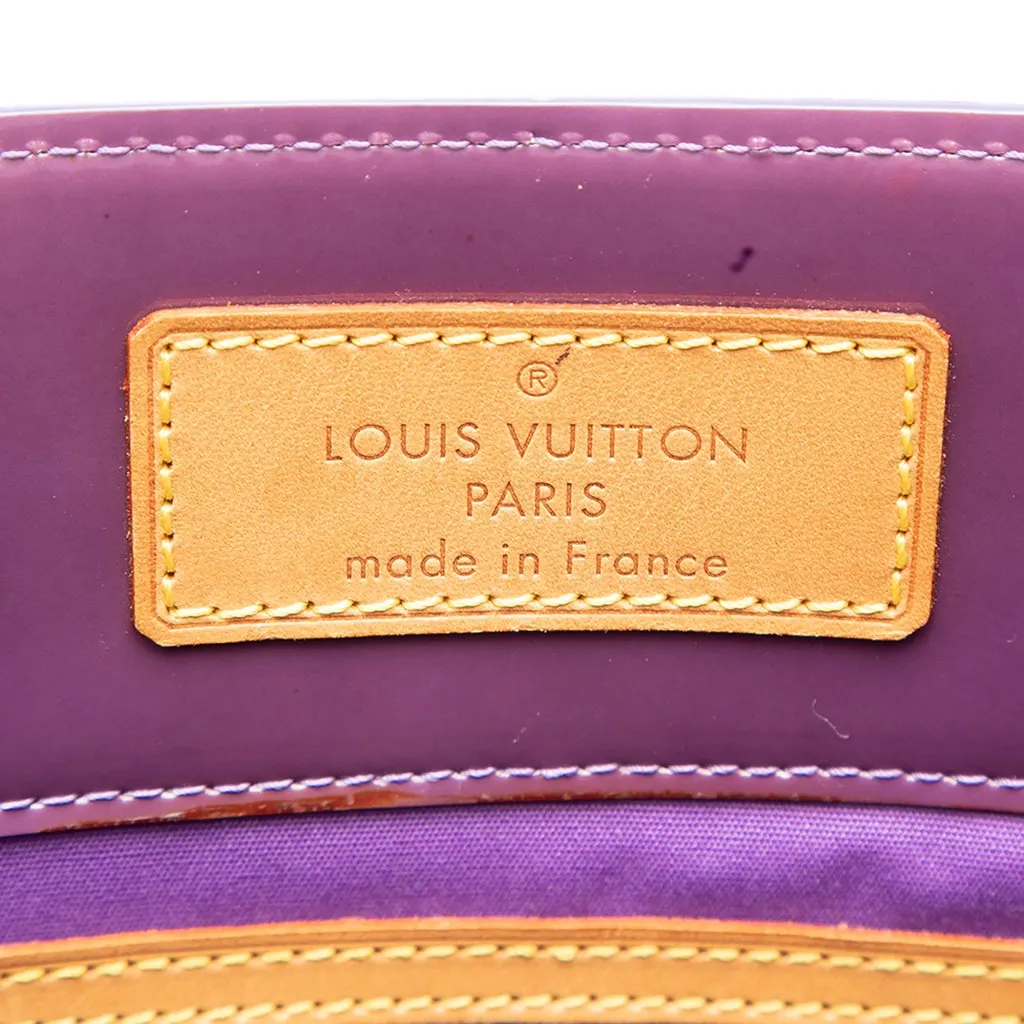 Louis Vuitton Monogram Vernis Reade GM Purple Leather Very good - Box View