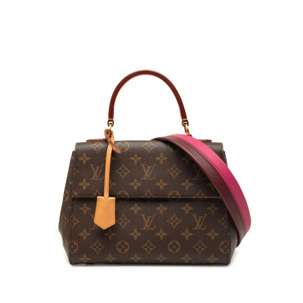 Louis Vuitton Monogram Cluny BB Brown Very good - Front View