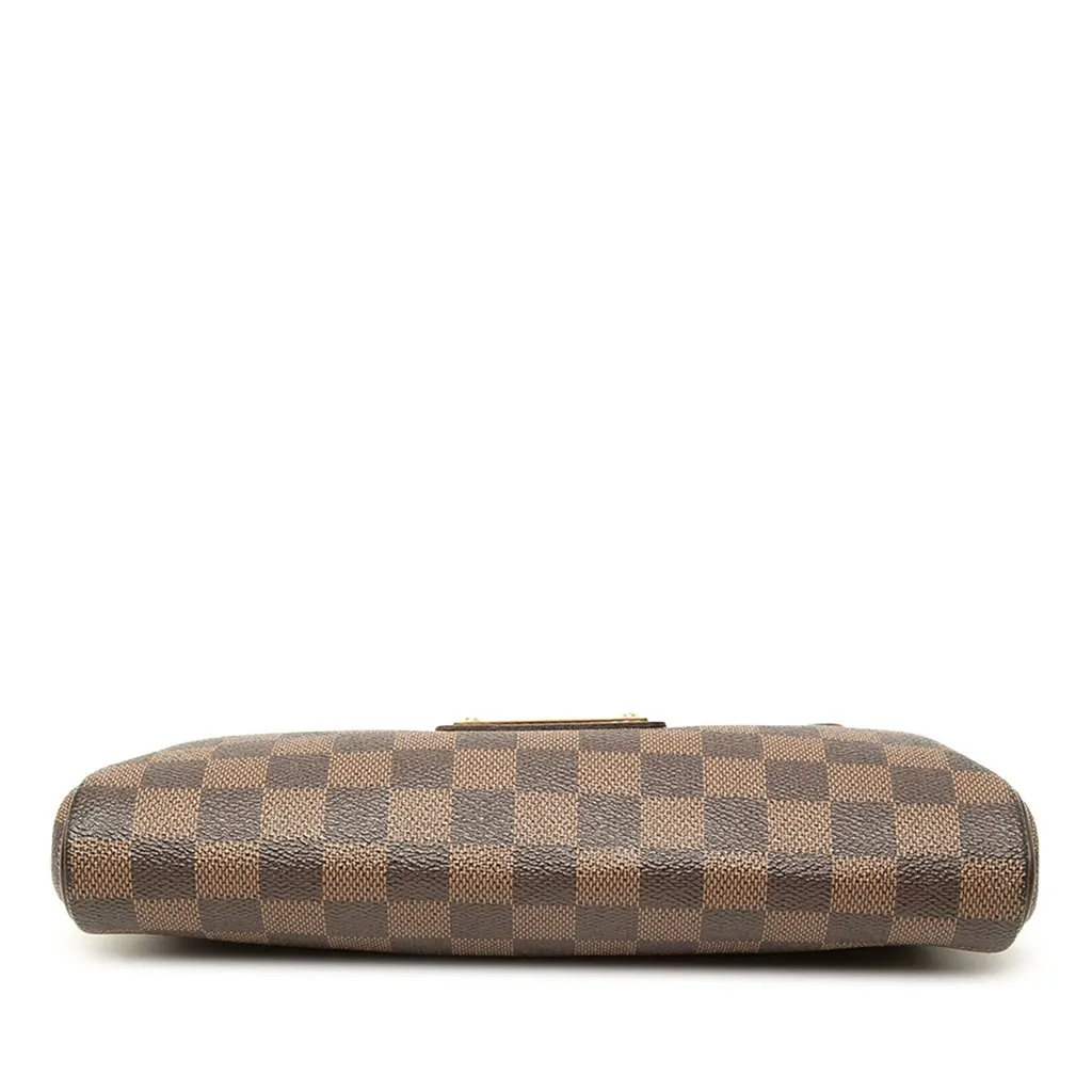 Louis Vuitton Damier Ebene Eva Brown Canvas Good - Inside View