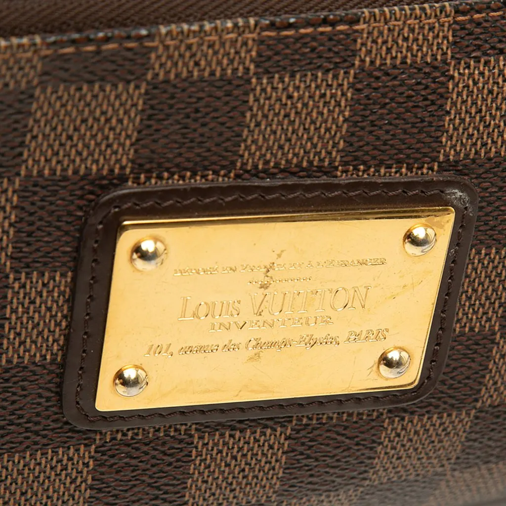 Louis Vuitton Damier Ebene Eva Brown Canvas Good - Box View