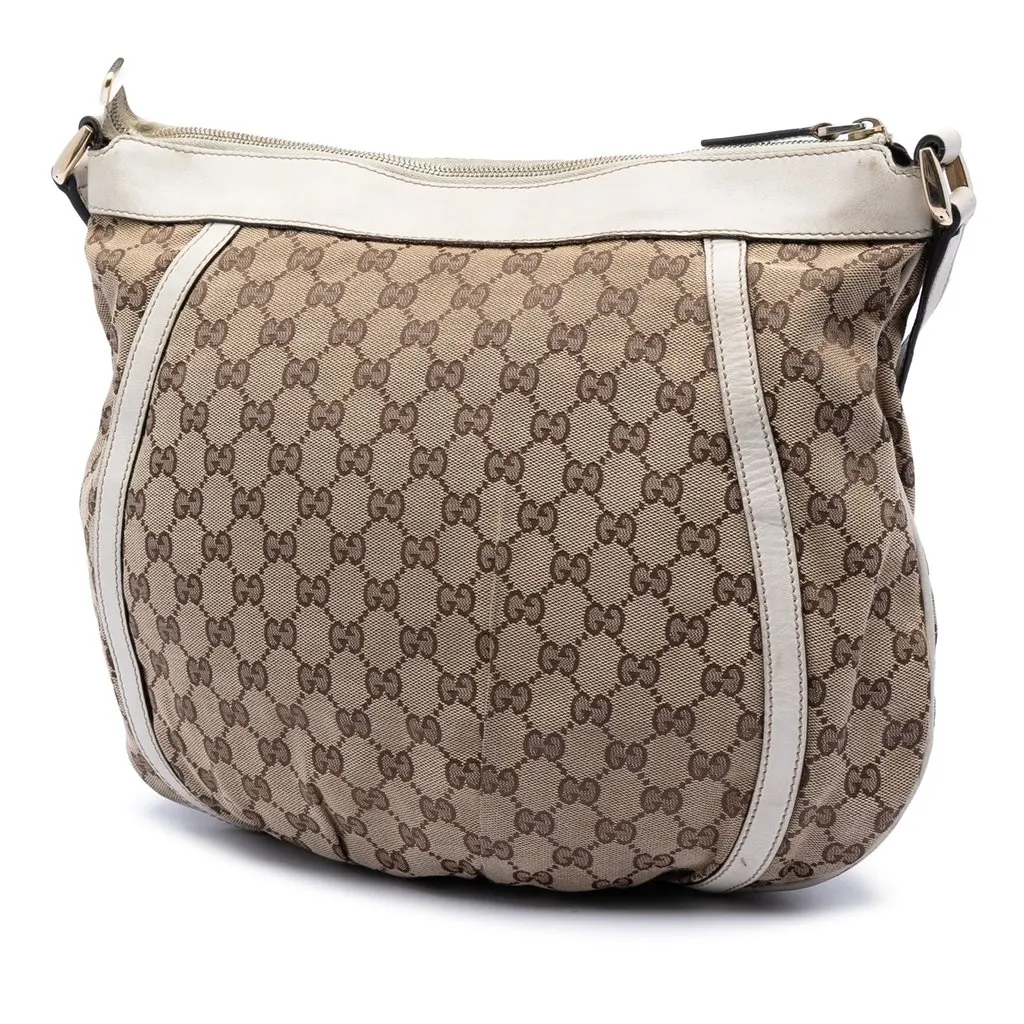 Gucci GG Canvas Abbey D Ring Crossbody Beige Very good - Back View