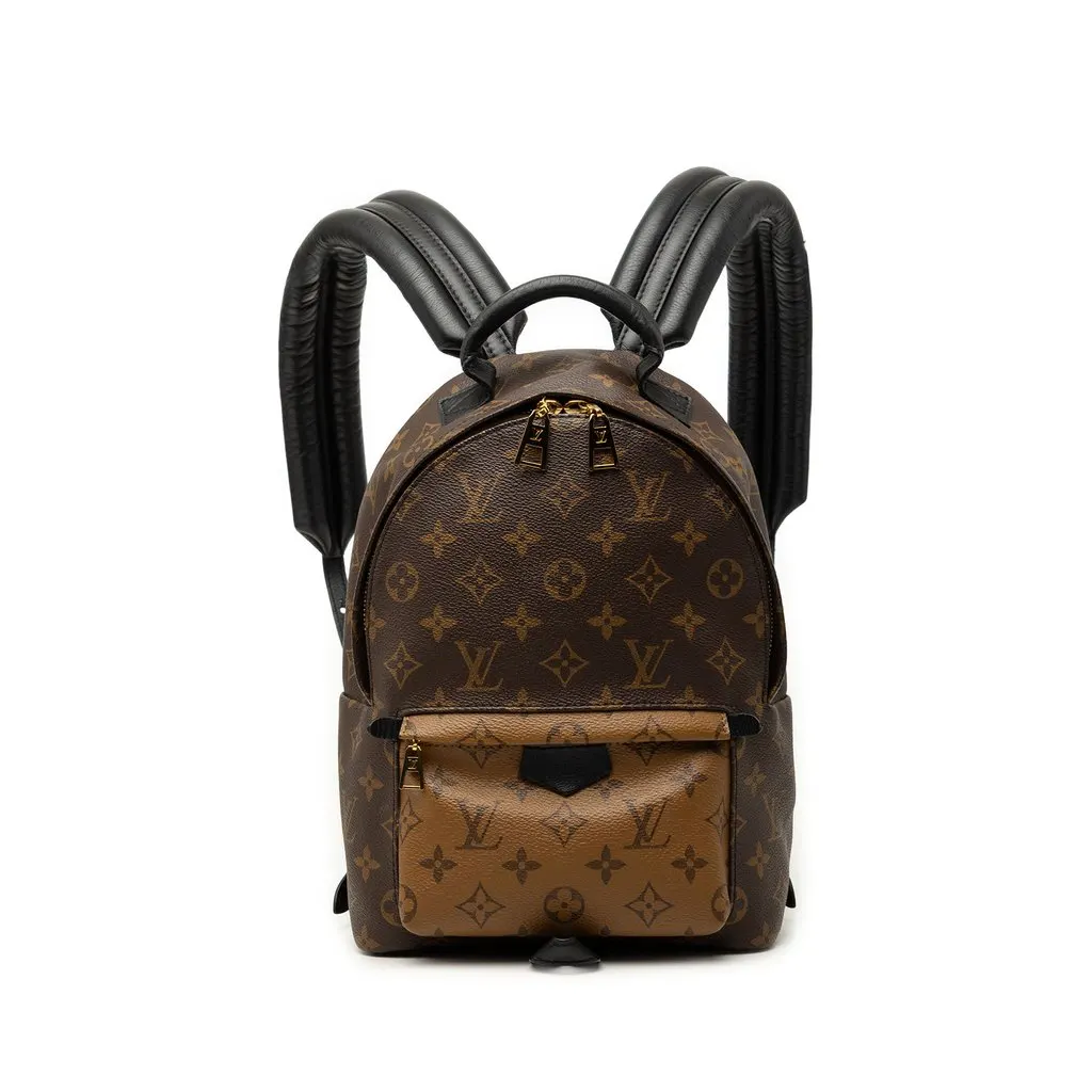 Louis Vuitton Monogram Reverse Palm Springs PM Brown Very good - Front View